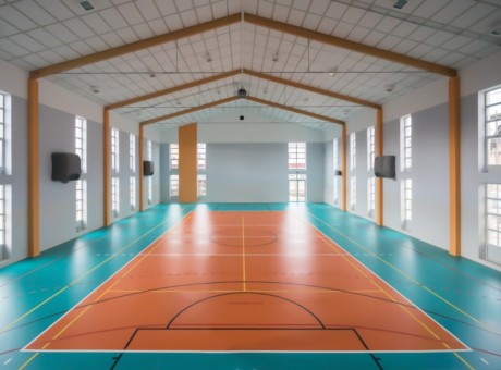 Sala gimnastyczna w ZSP, Krosno